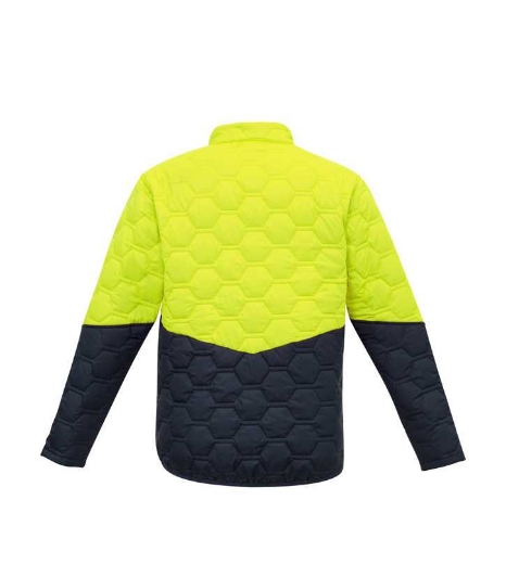 Picture of Syzmik, Unisex Hi Vis Hexagonal Puffer Jacket